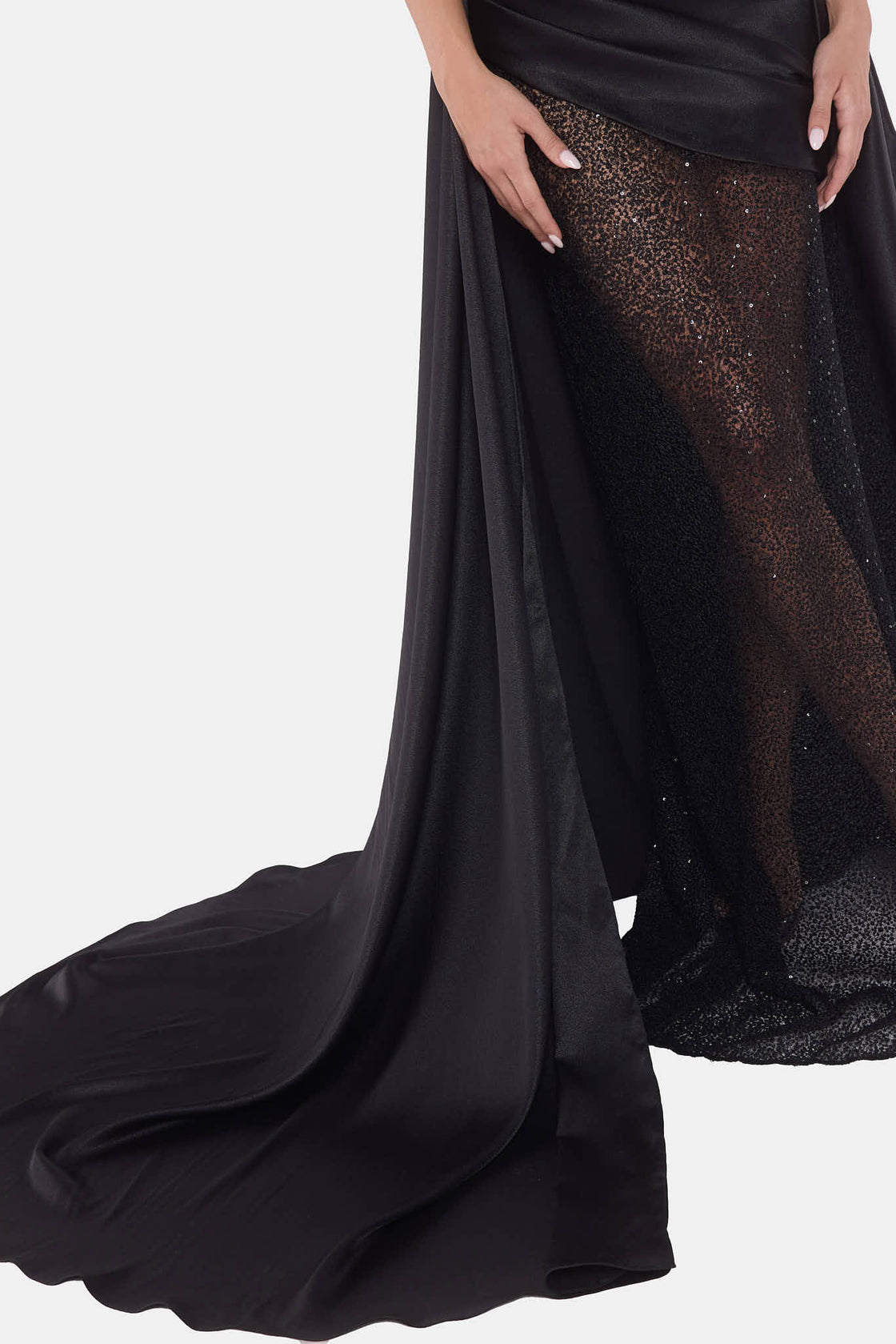 Noir Lace Gown