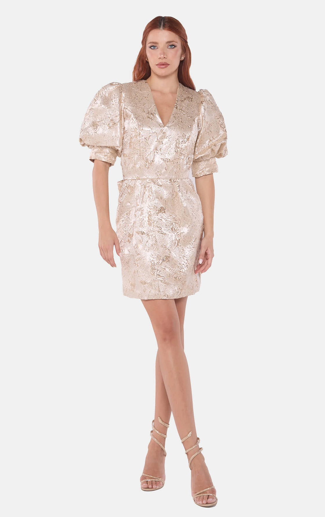Jacquard Mini Dress